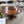 Large Round Wood Pedestal Dining Table with Lazy Susan
