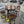 Rustic Industrial Round Counter-Height Dining Table Set with 4 Backless Stools