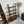 2 Industrial 5-Tier Wood & Black Metal Bookshelf / Display Shelf