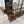Industrial 4-Tier Narrow Bookshelf with Rustic Wood Shelves & Black Metal Frame