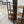 Industrial 4-Tier Narrow Bookshelf with Rustic Wood Shelves & Black Metal Frame