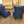 Blue Wing Back Chair Set