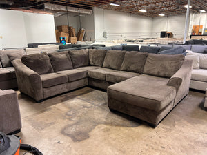 Dark Brown Sectional
