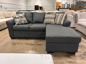 Gray Reverse Chaise Sectional