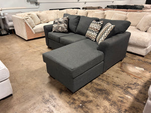 Gray Reverse Chaise Sectional
