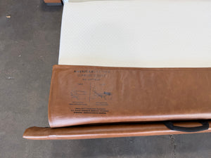 RH Maxwell Leather Queen Sleeper Sofa 84" – Yukon Trail Cognac | American Leather Comfort Sleeper