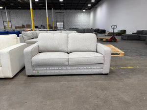 Rosie Fabric Sleeper Sofa with Memory Foam Mattress
