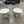Set of Modern Farmhouse Round End Tables with Geometric Wood Bases