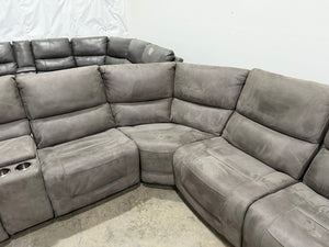 Carlin Fabric Power Reclining Sectional with Power Headrests
