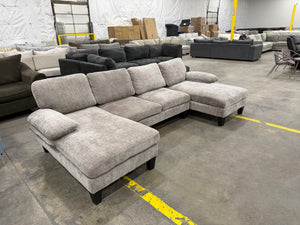Double Chaise U-Shaped Small Sectional Sofa