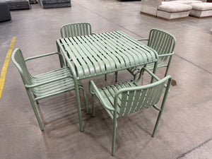 Article Outdoor table and 4-chair set