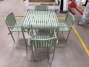 Article Outdoor table and 4-chair set