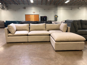 Beige Modular Sectional