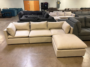 Beige Modular Sectional