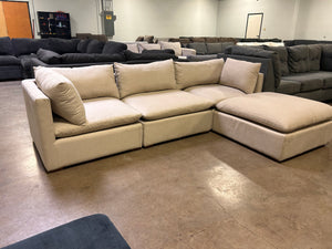 Beige Modular Sectional