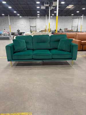 MCM Green Velvet Sofa