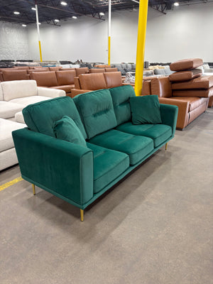 MCM Green Velvet Sofa