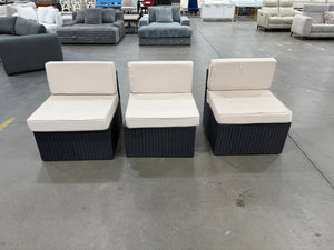 Outdoor 3-piece Patio Chairs