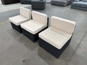 Outdoor 3-piece Patio Chairs