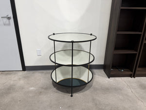 Mirrored End Table