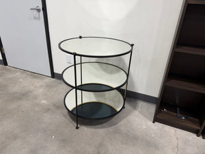 Mirrored End Table