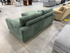 Green Cordouroy Sectional