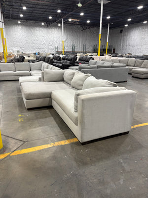 Light Gray LAF Chaise Sectional
