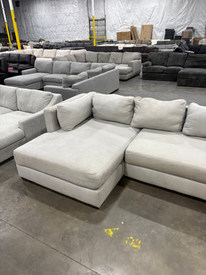 Light Gray LAF Chaise Sectional