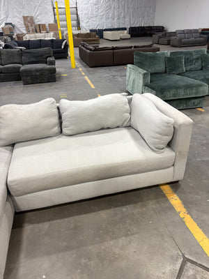Light Gray LAF Chaise Sectional