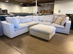 Lowell 6-Piece Modular Sectional – Light Gray