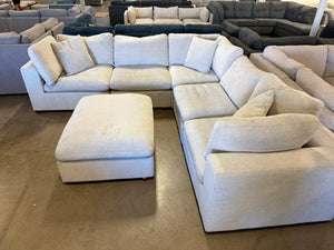Lowell 6-Piece Modular Sectional – Light Gray