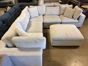 Lowell 6-Piece Modular Sectional – Light Gray