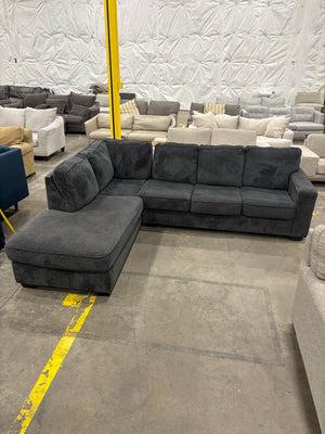 Dark Gray Ashley Chaise