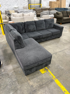 Dark Gray Ashley Chaise