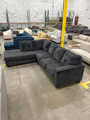 Dark Gray Ashley Chaise