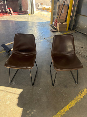 Leather Chair Set