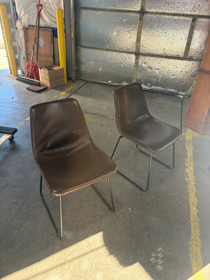 Leather Chair Set
