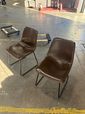 Leather Chair Set