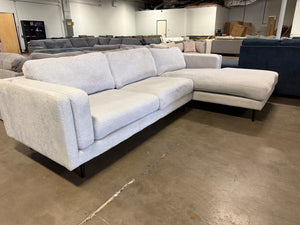 Living Spaces Light Gray Sectional