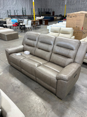 LIKE-NEW Mason Leather Power Sofa
