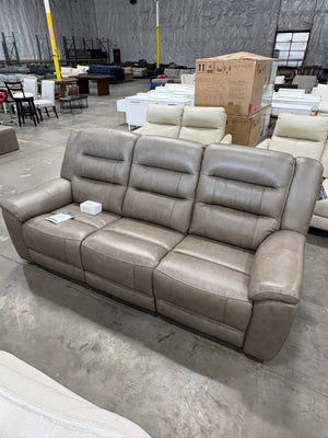 LIKE-NEW Mason Leather Power Sofa