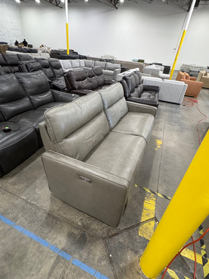 Keira Leather Power Sofa