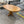 Oak Pedestal Dining Table with Leaf
