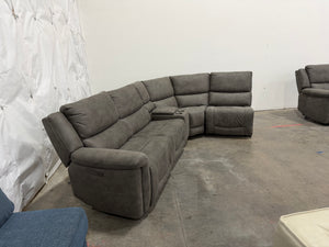 Carlin Fabric Power Sectional (Incomplete)