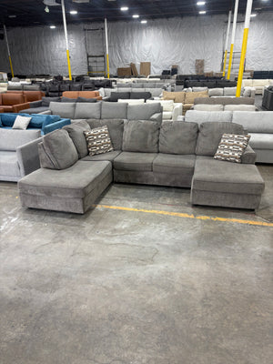 Grey U-Shaped Sectional