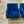 Set of 3 Royal Blue Accent Chairs