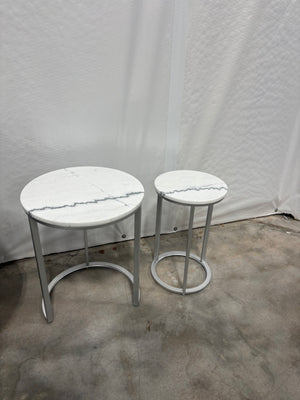Marble Side Table Set