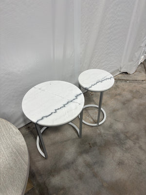 Marble Side Table Set