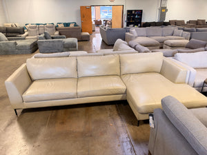 Odette 2-Piece Leather Sectional