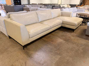 Odette 2-Piece Leather Sectional